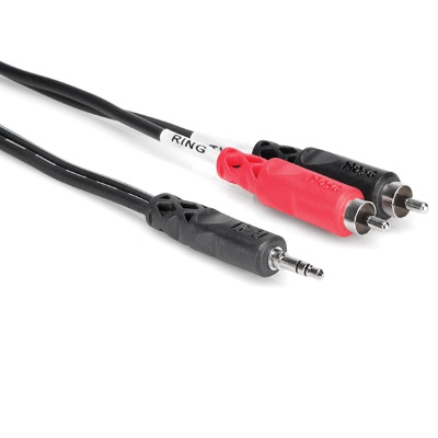 Hosa 3.5mm RCA Y cable