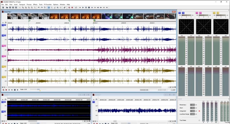 is sound forge pro 12 a multitrack editor