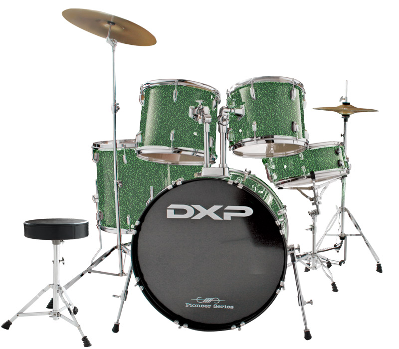 DXP Rock Drum Kit - Full 5 Piece Kit - Binary Music