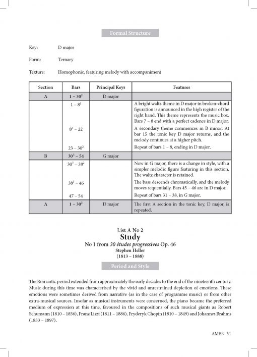 AMEB Piano Series 18 Recording and Handbook