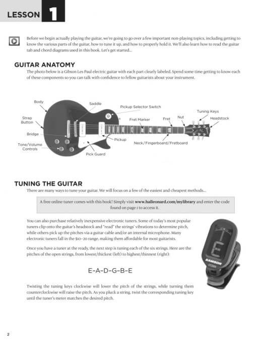 First 15 Lessons - Electric Guitar