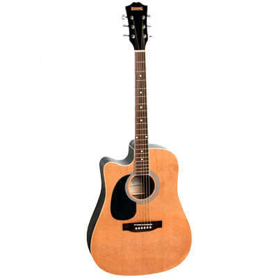 Redding RED50CELH Left Handed Dreadnought Acoustic electric Guitar