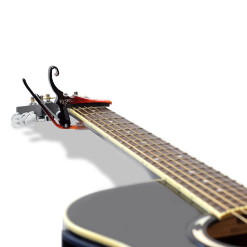 Kyser® Quick-Change® for 6 String Acoustic Guitars Sunburst On Guitar